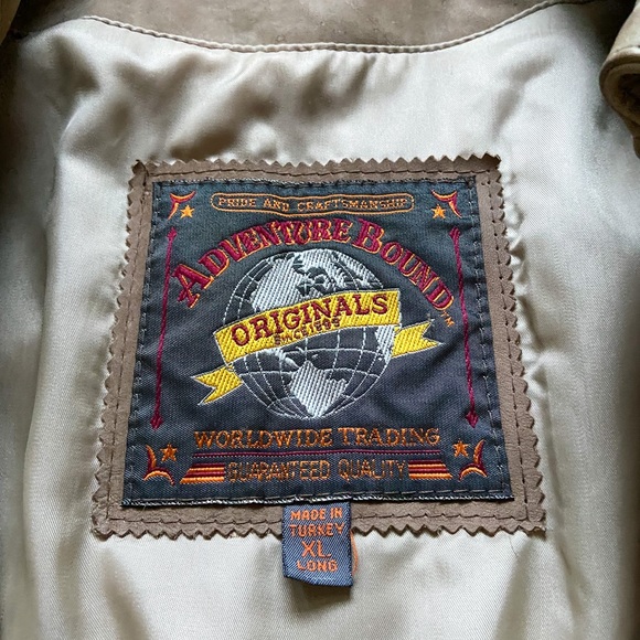 Vintage leather bomber jacket by Adventure Bound Originals - Picture 2 of 4